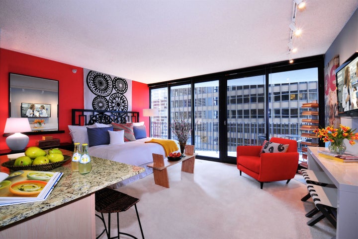 <p>When units didn’t rent for three months in a prime Chicago building, we redid the models to maximize R.O.E. and the building rented 14 apartments in three weeks. (Image Mary Cook Associates)</p>