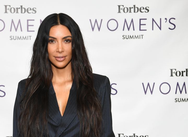 Kim Kardashian attends the 2017 Forbes Women's Summit at Spring Studios on June 13.