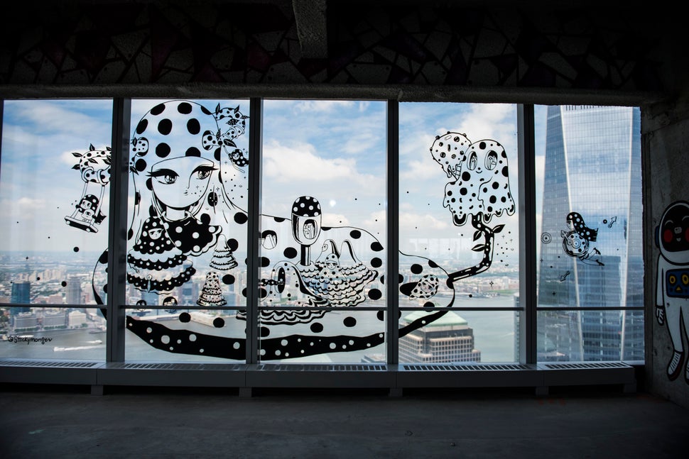 Stickymonger, aka Joohee Park, "Cosmic Tower" 