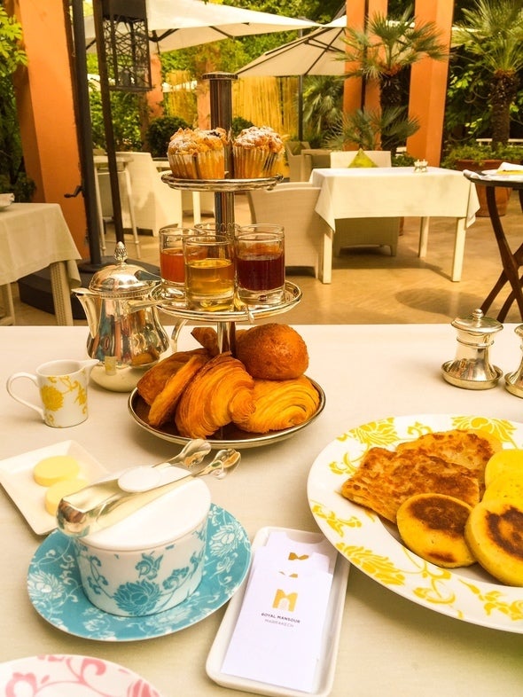 European Moroccan breakfast