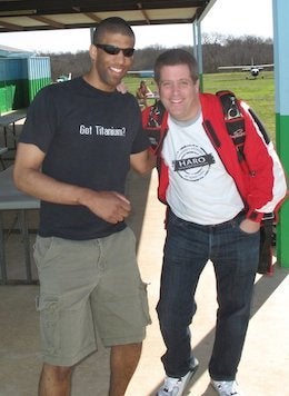 Me and the real Jonathan Murell. We look nothing alike.