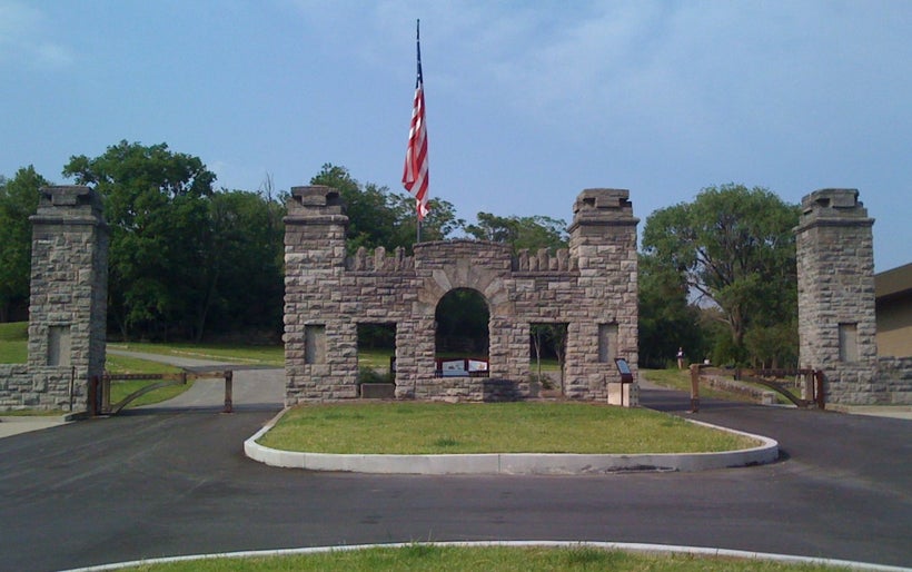 Fort Negley Park entrance.