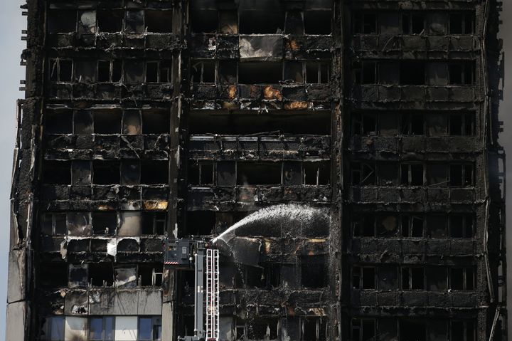 The fire at Grenfell Tower started in the early hours of Wednesday morning 