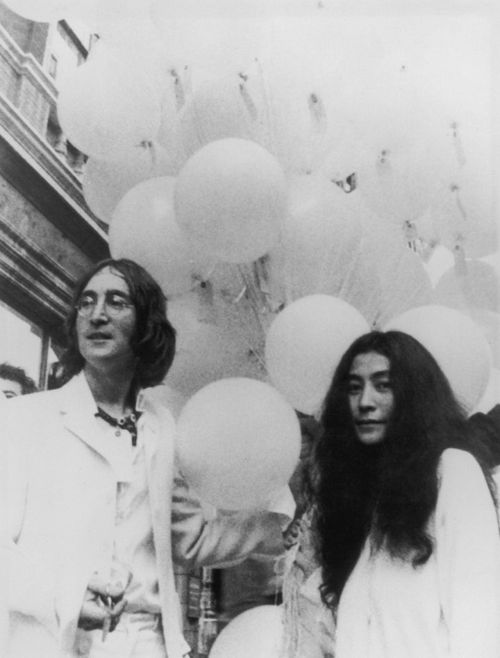 John Lennon and Yoko Ono in 1968.