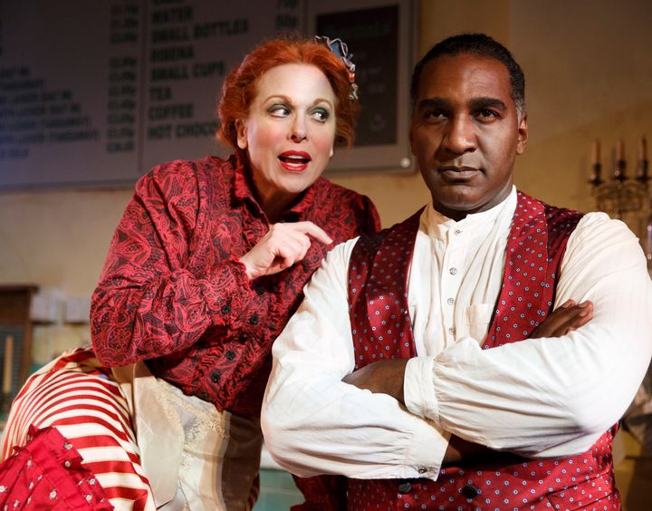 Carolee Carmello and Norm Lewis in Sweeney Todd