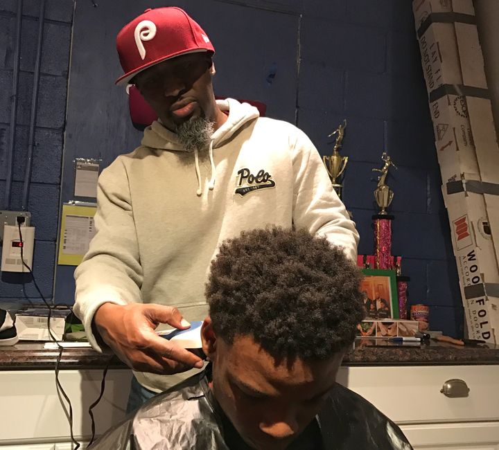 Rahaman Kilpatrick has been cutting hair for almost 30 years. 