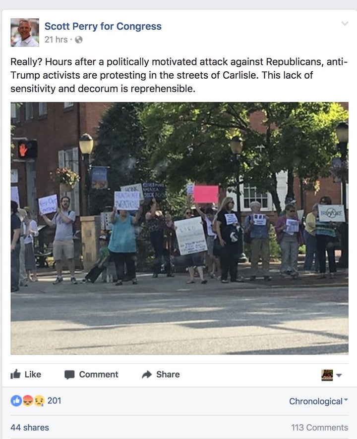 June 14, 2017 post by Scott Perry for Congress