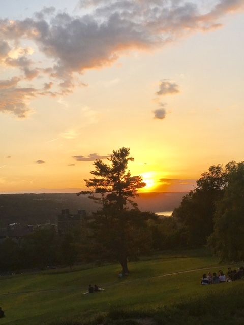 Libe Slope Sunset June 9 2017, Cornell University