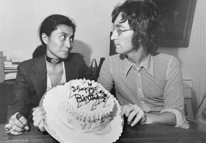 Yoko and John in 1971