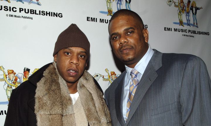 Jay Z with Jon Platt in 2005. 