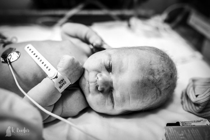 The photographer hopes people who see Graham’s birth photos feel inspired by his parents’ love and devotion. 