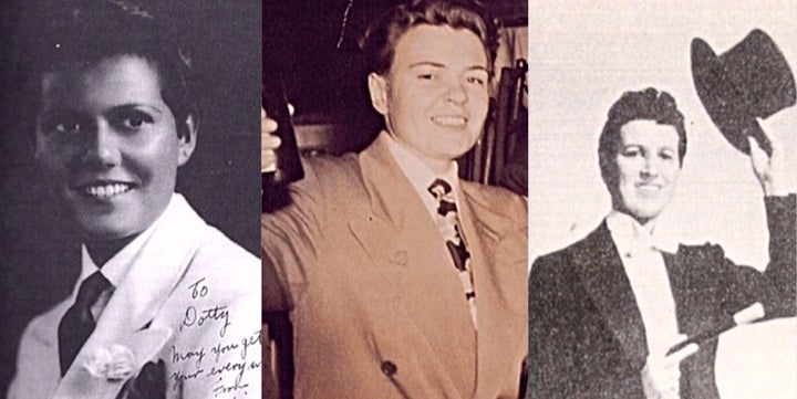 <p>left to right: Blackie Dennis, Gail Williams, and Buddy Kent </p>