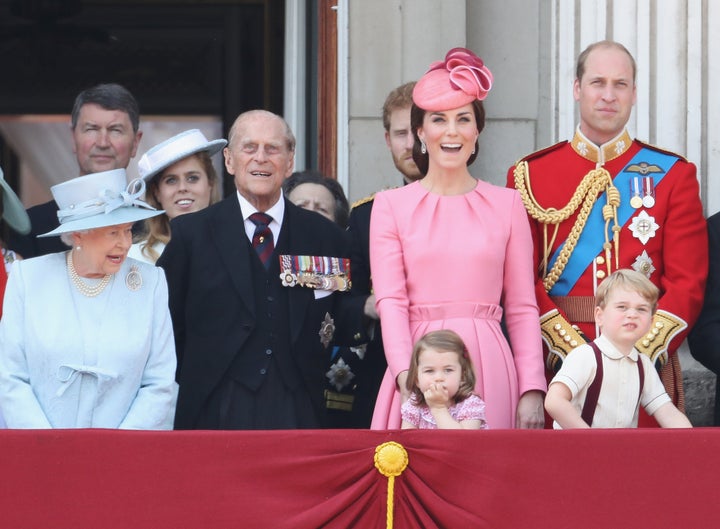 The duchess pops in pink. 