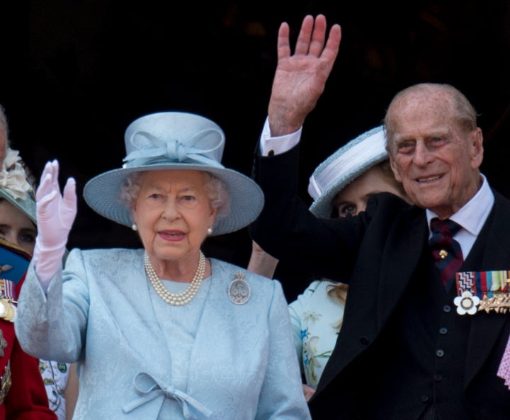 Waving to the fans.