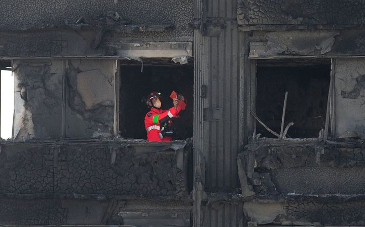Urban Search and Rescue officers have now re-entered Grenfell Tower 