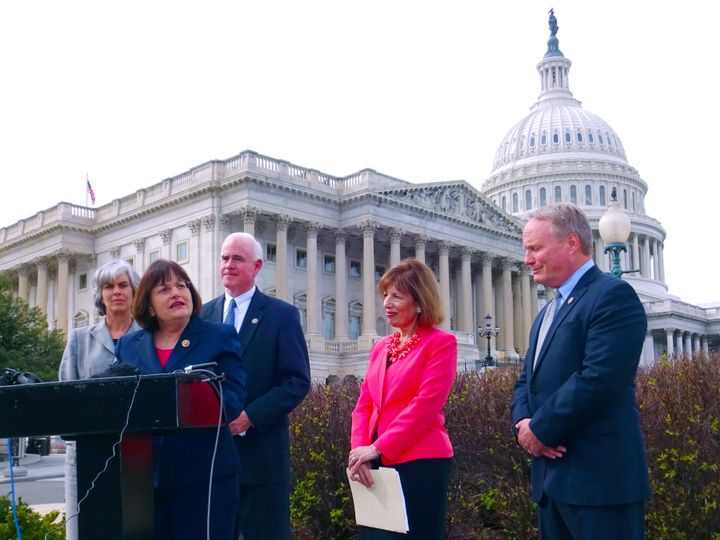 U.S. Representatives Annie Kuster (NH-02), Patrick Meehan (PA-07), Jackie Speier (CA-14), and David Joyce (OH-14) launched the Bipartisan Task Force to End Sexual Violence. April 5, 2017, Washington, DC.