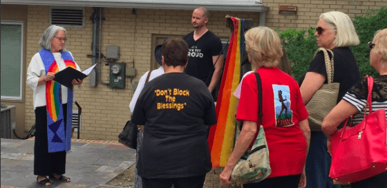 The day after the march, on June 12th, a group gathered to remember the 49 victims of the Pulse night club shooting one year ago in Orlando, FL, which became the worst homophobic attack in U.S. history.