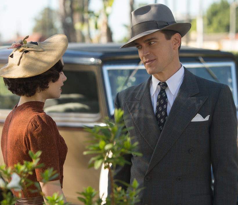 A scene with Matt Domer and Lily Collins