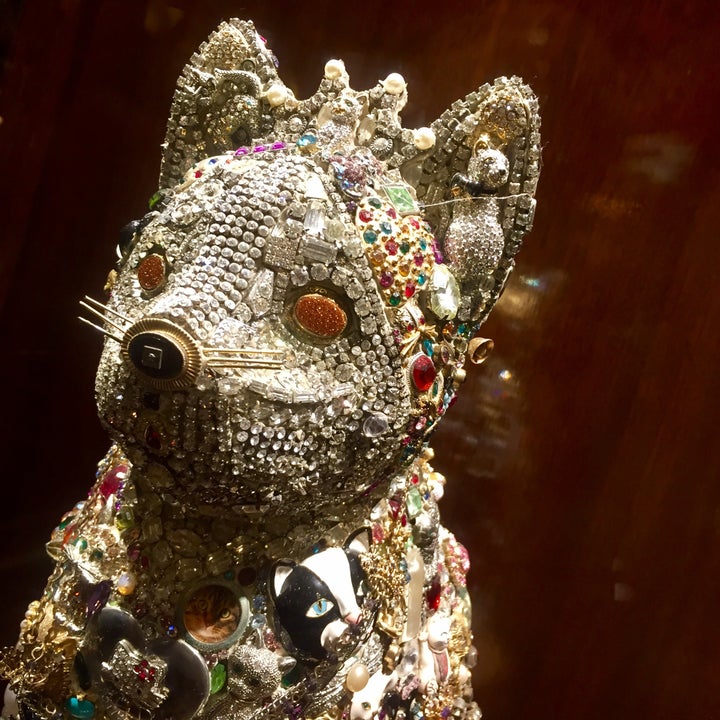 <p>Ramona Otto: Colfax Glamour Puss (detail)</p>