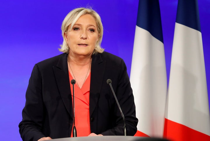 Marine Le Pen concedes defeat after the second round of 2017 French presidential election. 