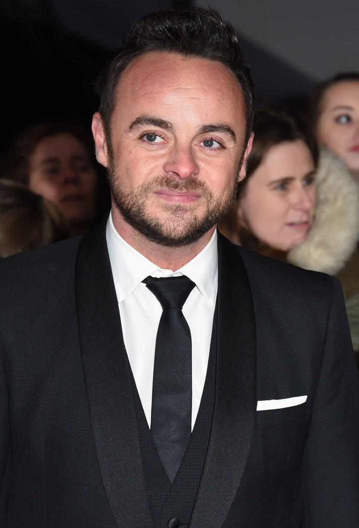 Ant McPartlin at the NTAs earlier this year