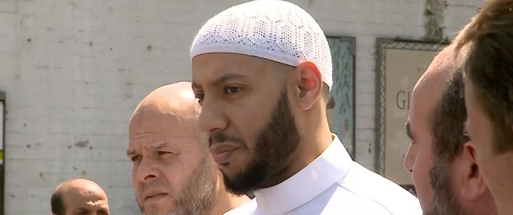 Imam Mohammed Mahmoud prevented a furious crowd from taking out their anger on the terror suspect