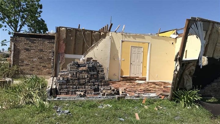 A house in east New Orleans is still awaiting repairs months after a tornado.