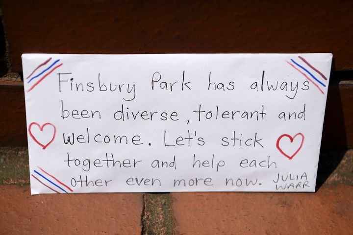 'Finsbury Park has always been diverse, tolerant and welcome.' 