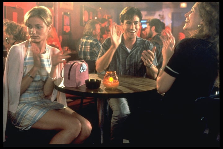 Cameron Diaz, Dermot Mulroney and Julia Roberts in a scene from