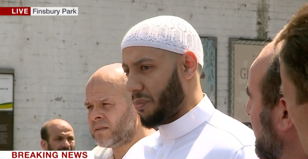 Imam Mohammed Mahmoud helped protect the attacker from crowds of people wanting to hurt him Monday morning until po