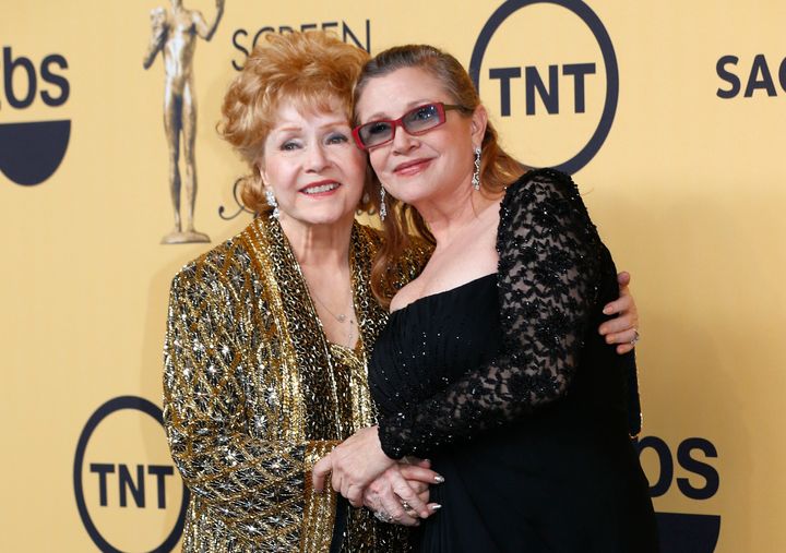 Carrie's mother, Debbie Reynolds, died just days after she did and the two women were laid to rest together 