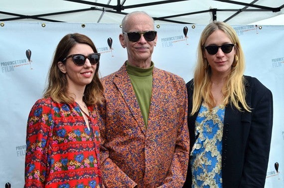 Sofia Coppola (L-R) John Waters and Chloë Sevigny 