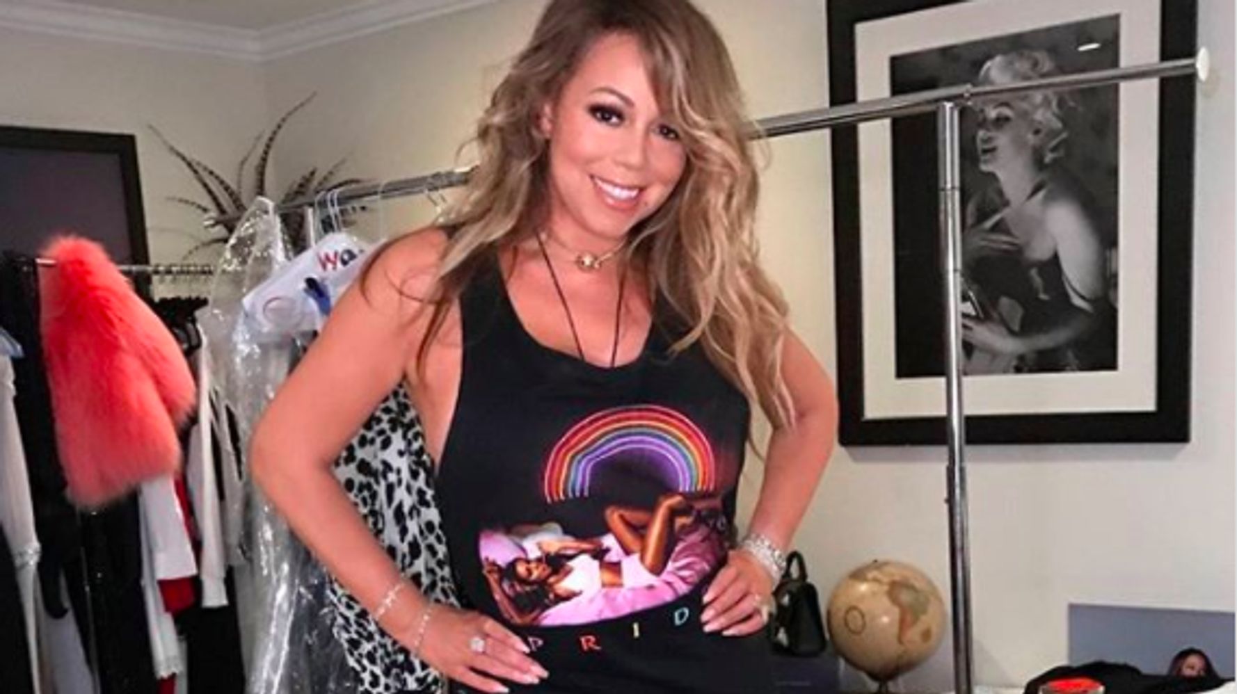 Mariah Carey Releases Rainbow Merch In Support Of The LGBTQ Community.