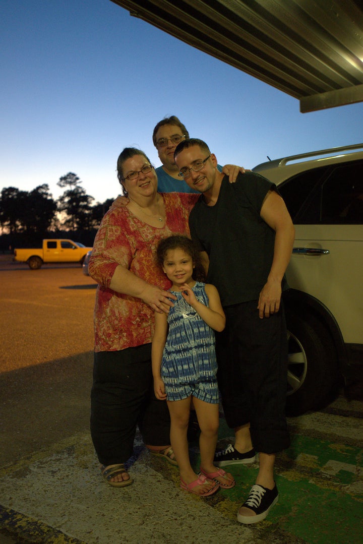 Ladd is reunited with his family after being released from prison.