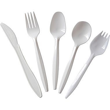 Plastic silverware - always prevalent in the United States