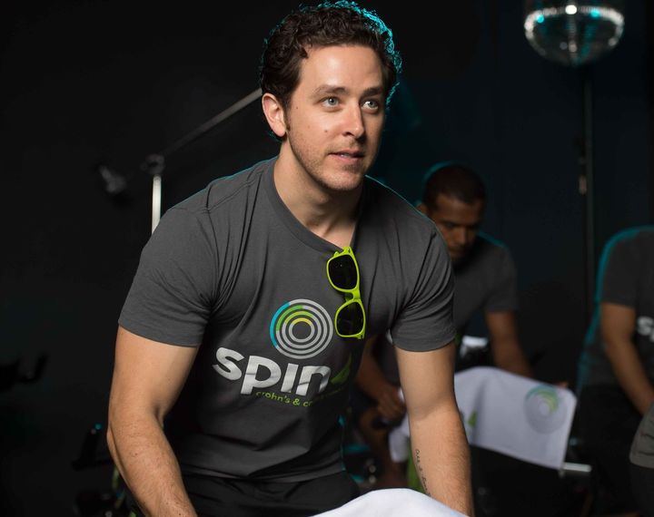 Ulcerative colitis Jordan Wilson at the Foundation’s spin4 crohn’s & colitis cures event in 2016