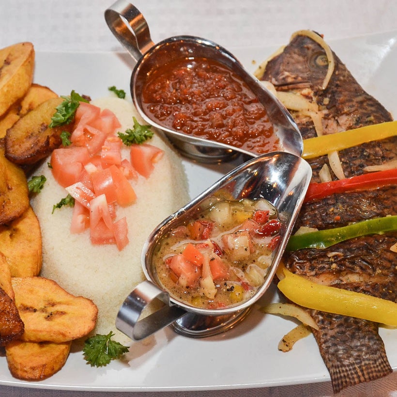 Attieke Grilled Fish