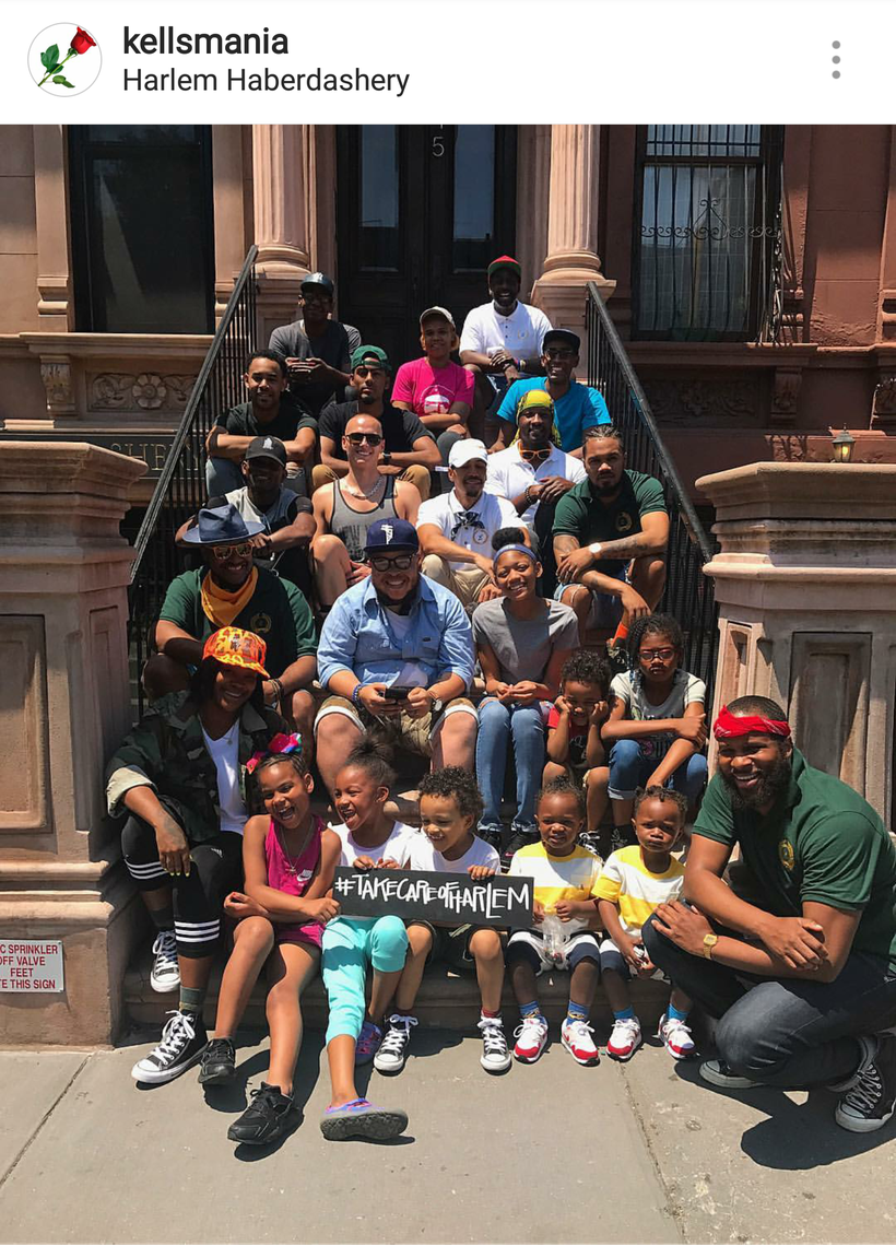 #TakeCareofHarlem cleaning Lenox Ave