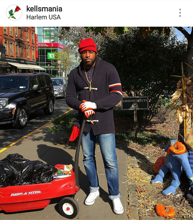 #TakeCareofHarlem, keeping Lenox Ave clean and green.