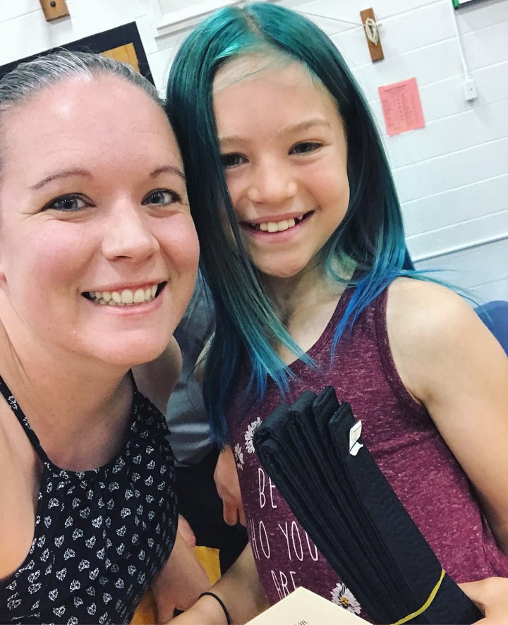 Proud Mama Bear with her award-winning transgender daughter