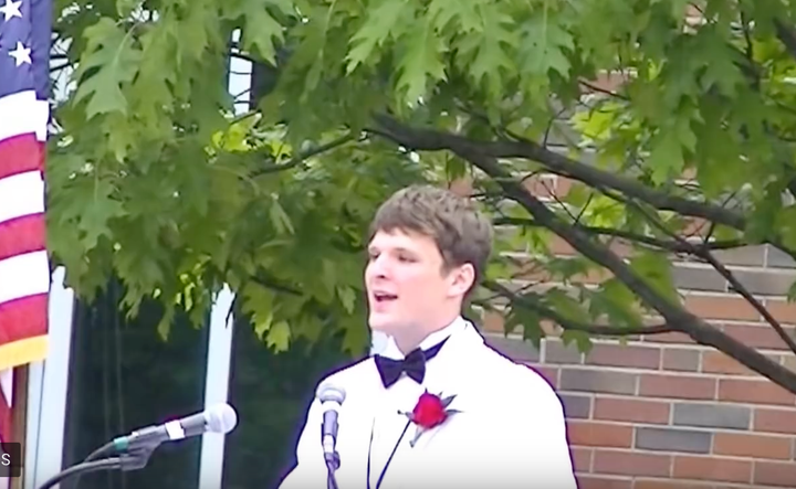In 2013, Otto Warmbier spoke before his graduating high school class.