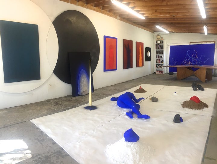 <p>Studio of Lita Albuquerque, Malibu. </p>
