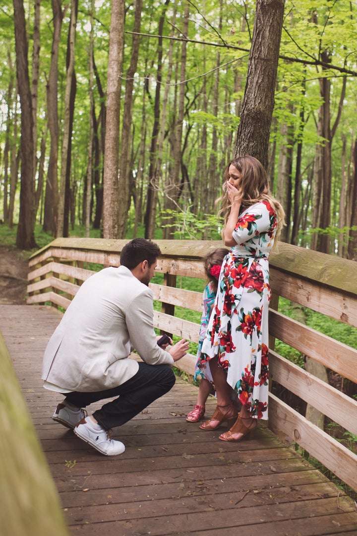 Cassandra immediately started sobbing when Grant "proposed" to her daughter.