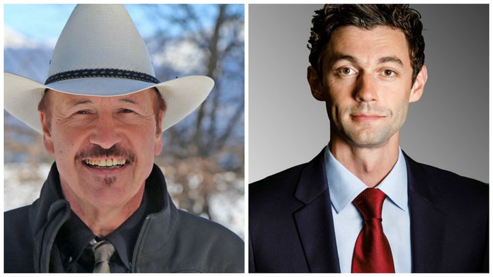 Former Democratic candidates for Congress Rob Quist [left] and Jon Ossoff [right].