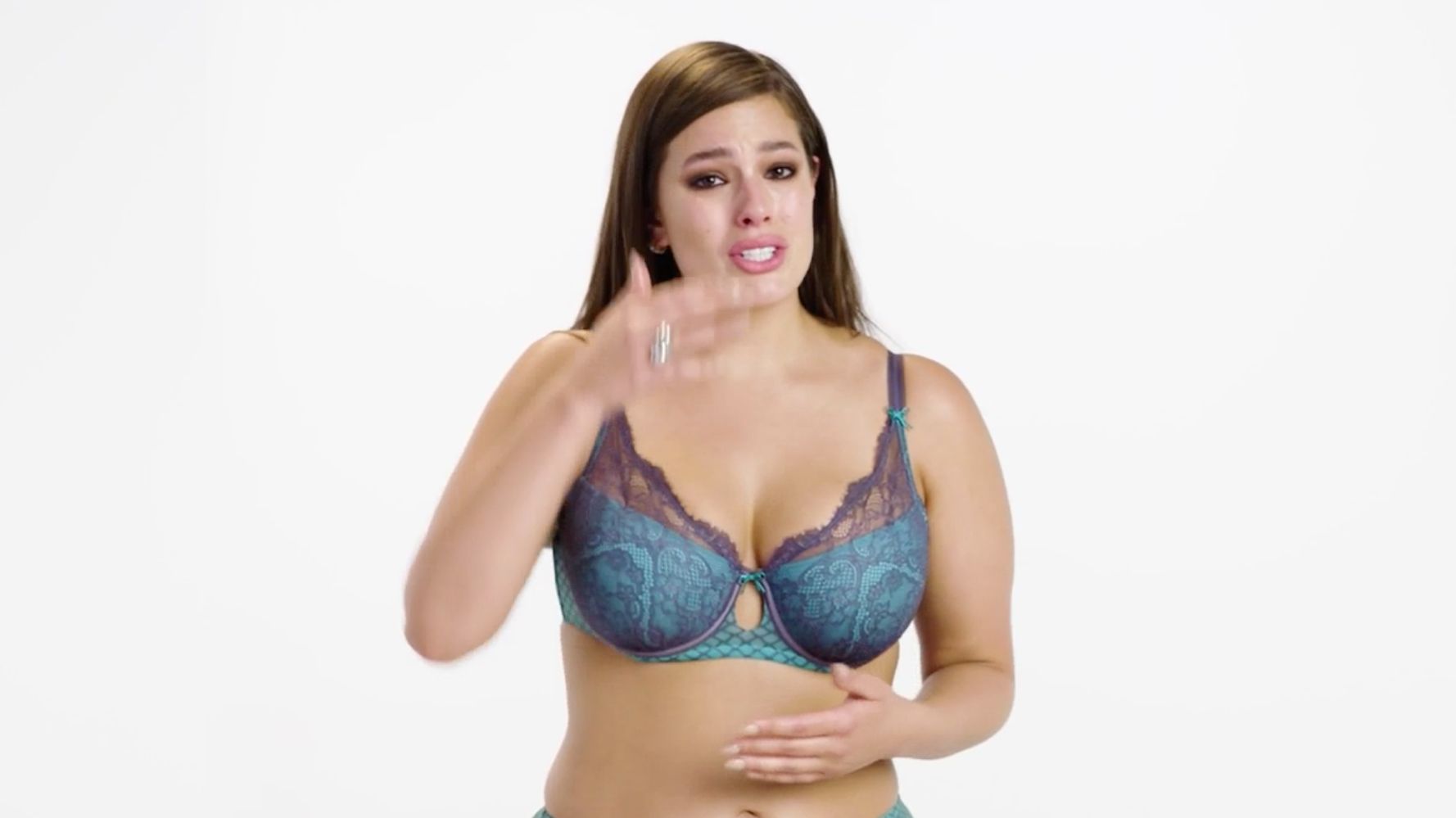 Ashley Graham In Tears After Directing Lingerie Shoot Saying Body