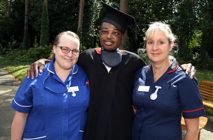 The ceremony was the first time the hospice has held a graduation 