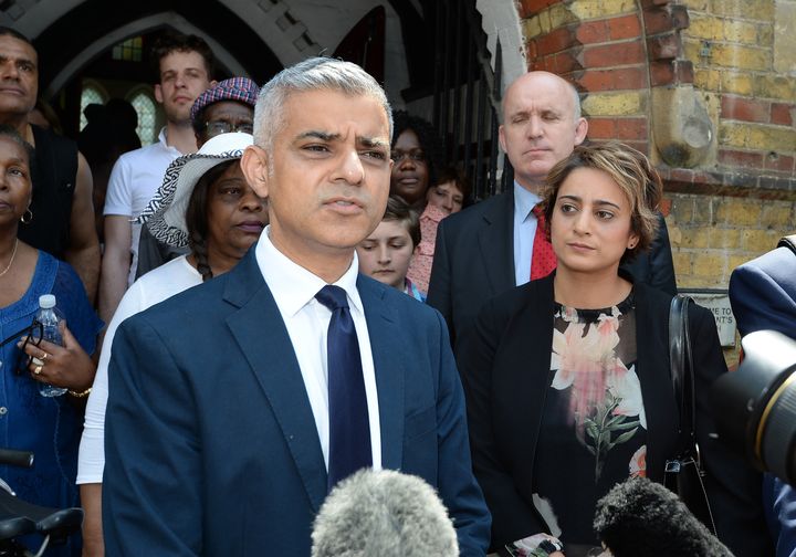 Sadiq Khan said Grenfell Tower survivors must have their immigration status guaranteed 