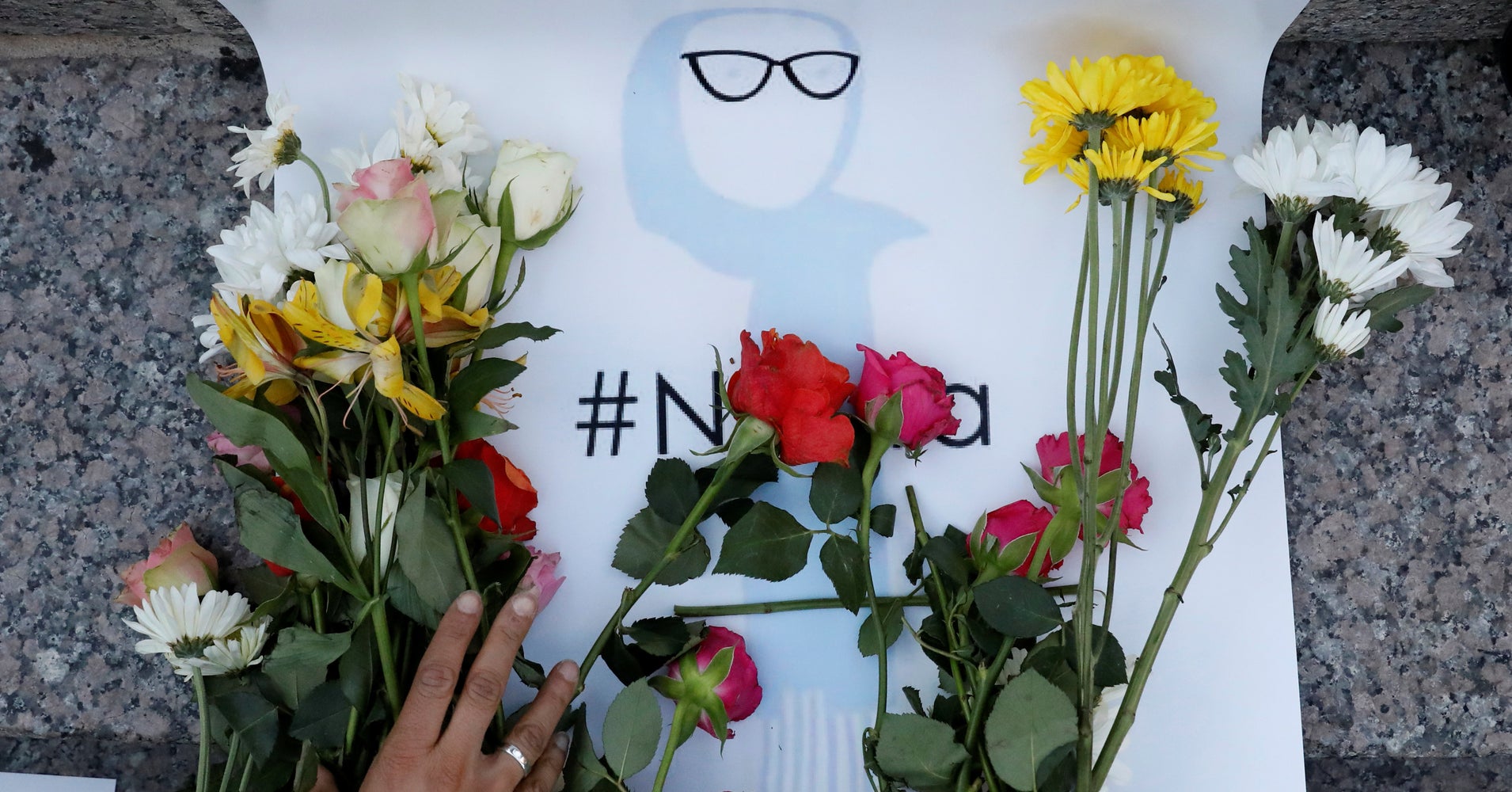 The Definitive Guide To Funeral Flowers Memorials Of Distinction Attendees Leaves Flowers For Nabra Hanen A Age Muslim Killed By Bat