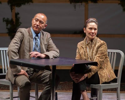 <p>Don Castro (Dan) and Charisse Loriaux (Samantha) in a scene from <strong><em>You Mean To Do Me Harm</em></strong> </p>