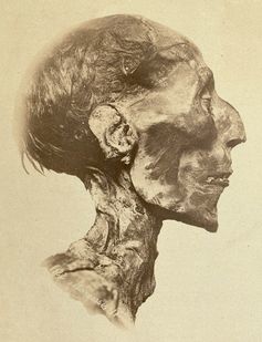 Ramses II, photographed in 1889.